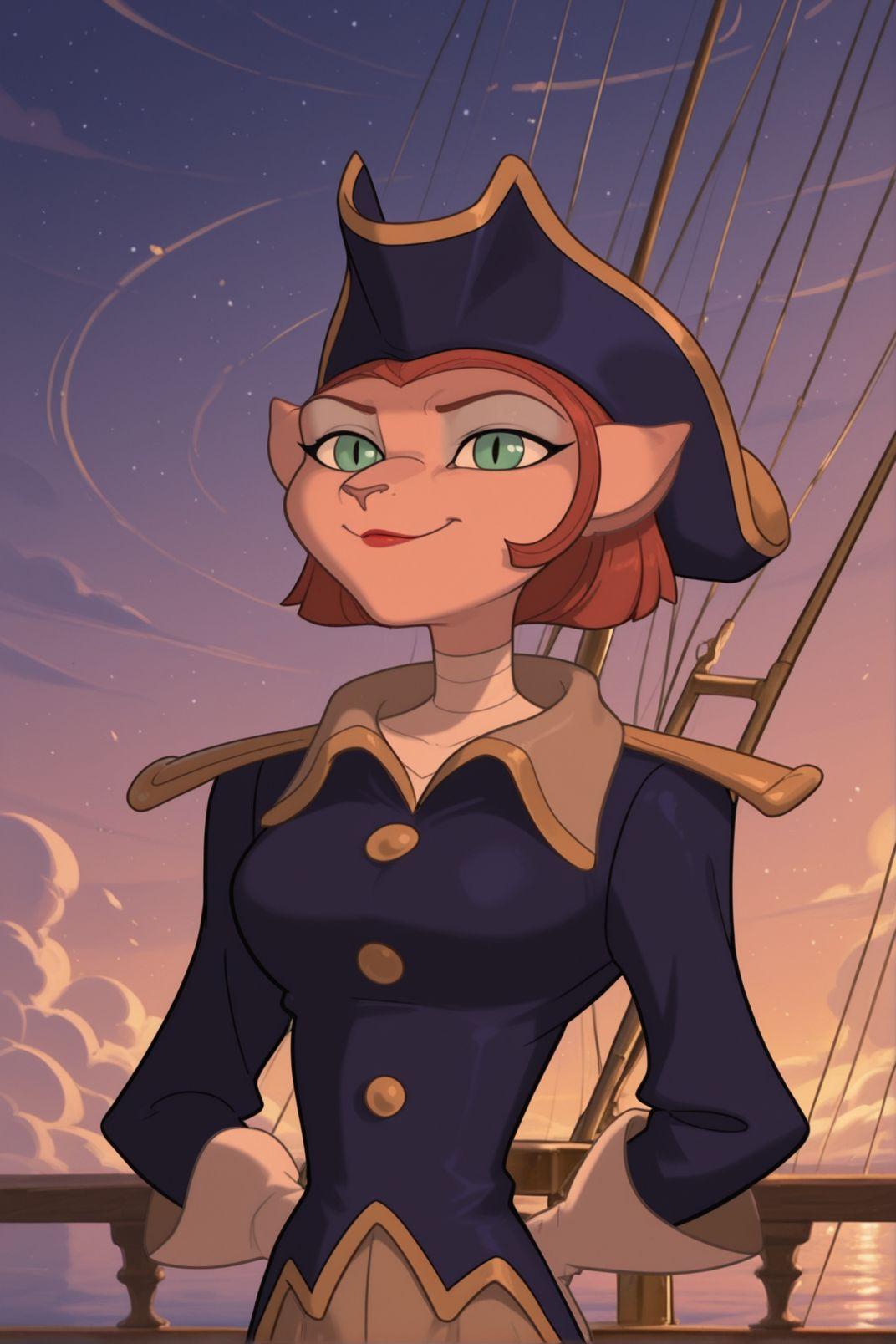 Captain Amelia Smollett — AI character