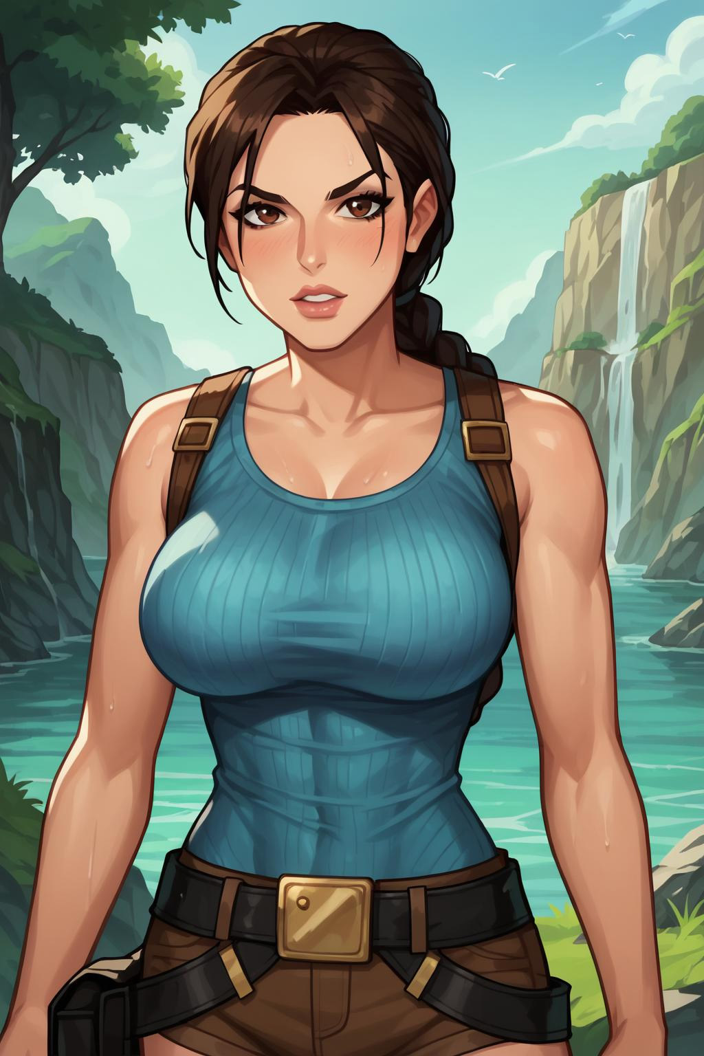 Lara Croft — AI character on Kuro AI